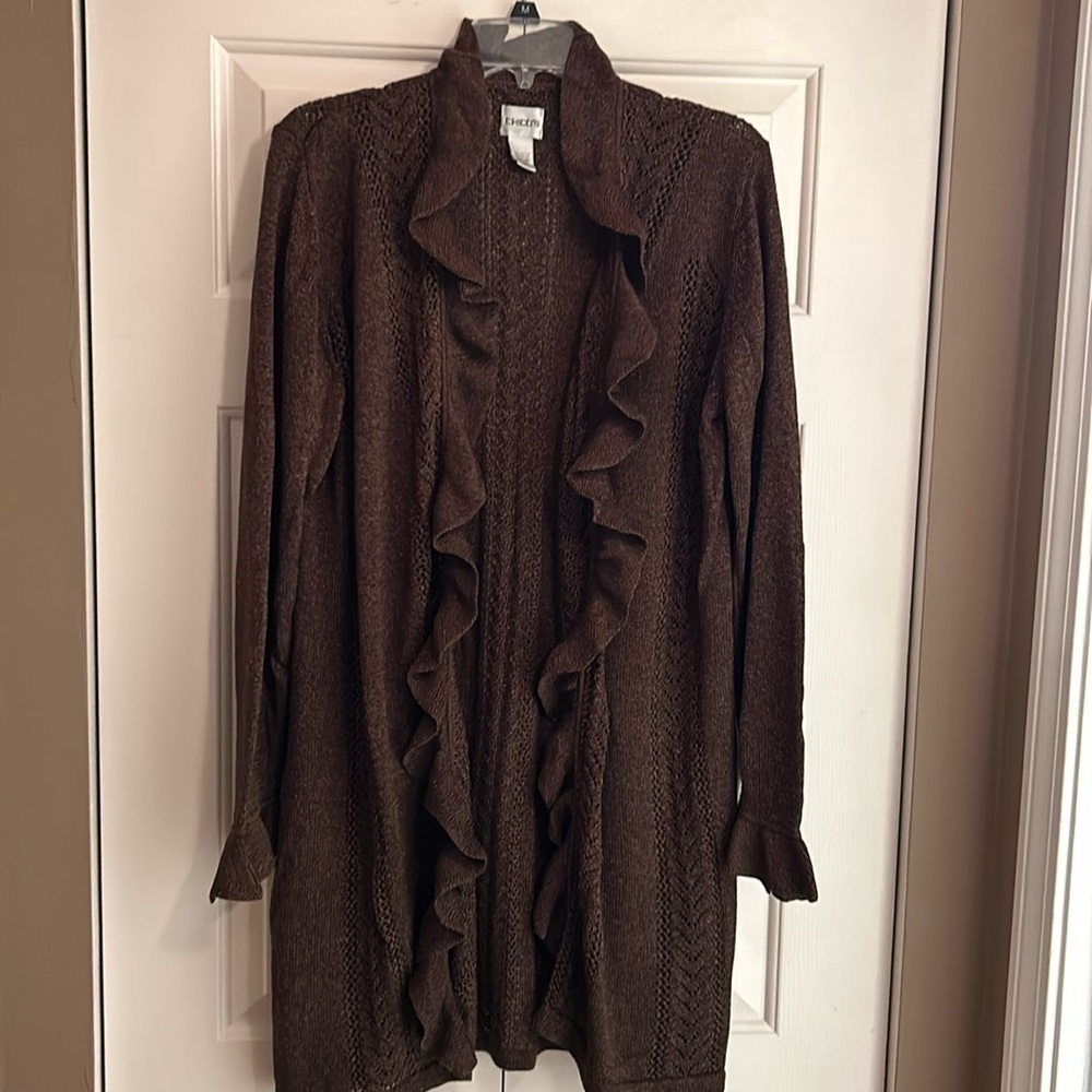 Chicos Coat Sweater